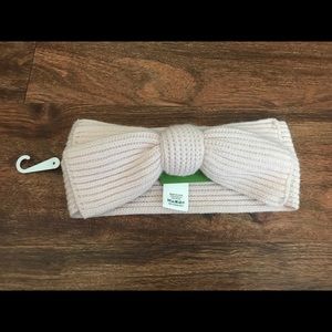 Kate Spade Knit Headband-Blush Pink